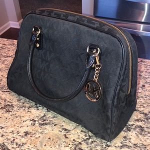 Black Michael Kors Dome Bag